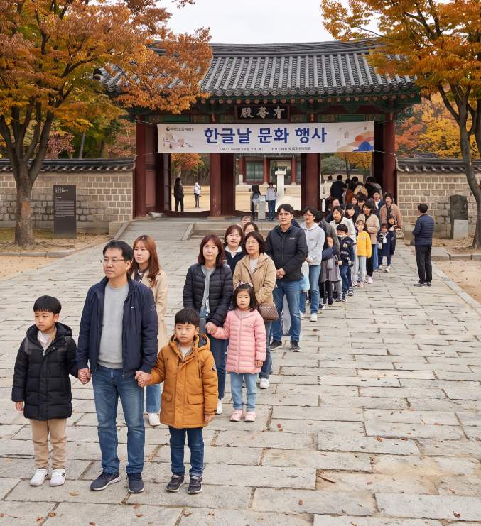 Yeoju Sejongdaewangneung royal tomb grounds and Hangul Day event performance stage 2026
