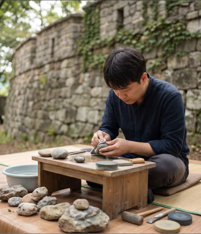 Gijang Eupseong Festival 2026 – participants enjoying Hanryang Play (traditional leisurely gentlemen's games) on the lawn of Jangwancheong