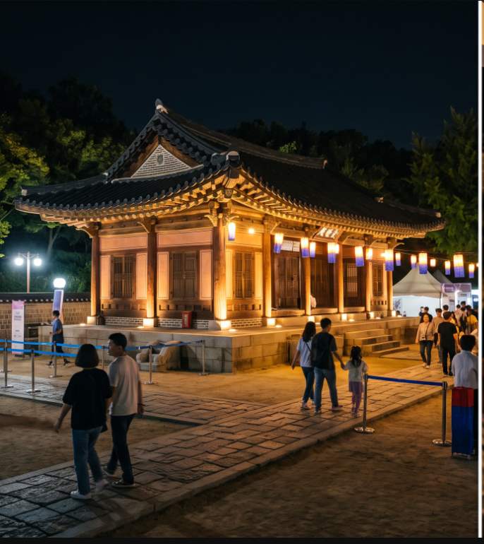 Ulsan Jung-gu National Heritage Night Walk 2026 — illuminated heritage site at night in Ulsan Jung-gu